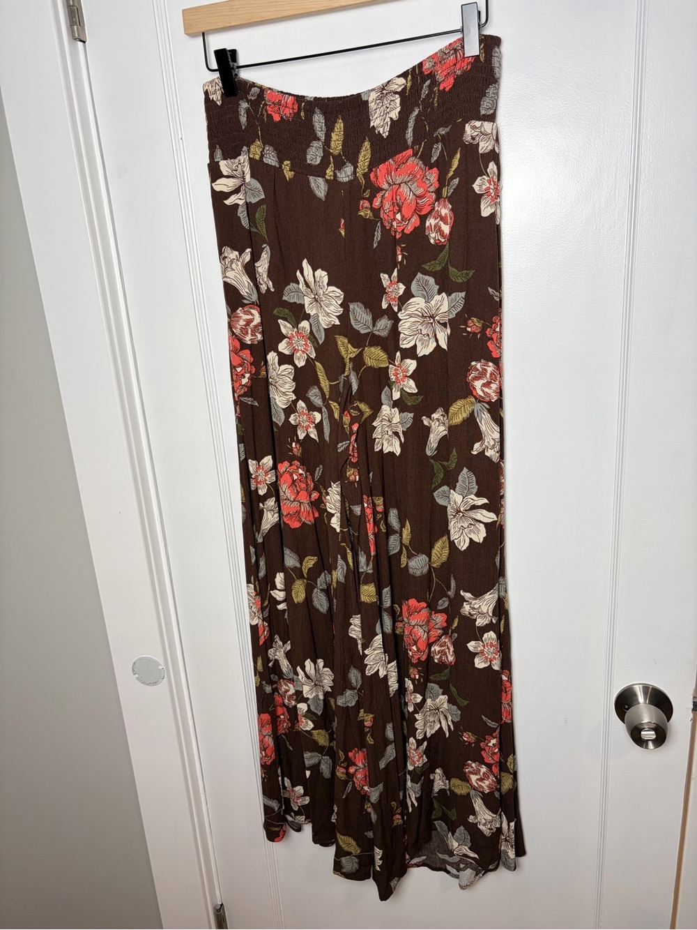 Coldwater Creek Wide Leg Floral Boho Palazzo Pants